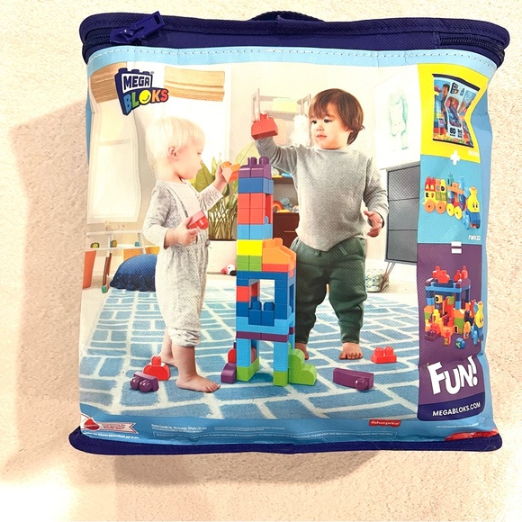 Fisher-Price Mega Bloks Big Building Bag NWOT - Picture 9 of 10